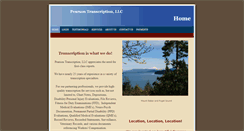 Desktop Screenshot of pearsontranscription.com